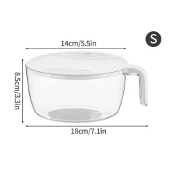 Siebkorb für Reiswaschmaschine – Einfacher Filter für schnelle Reinigung