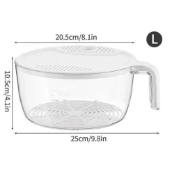 Siebkorb für Reiswaschmaschine – Einfacher Filter für schnelle Reinigung