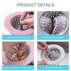 Silikon-Abflusssieb – Küchen-Abflussstopfen
