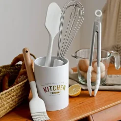 Silikon-Backset mit Holzgriffen – Antihaft-Backgeschirr-Essentials