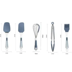 Silikon-Backwerkzeug-Set – langlebiges, antihaftbeschichtetes Küchenzubehör