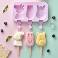 Silikon-Cartoon-Eiscremeformen – Hausgemachte Leckereien