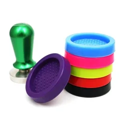 Silikon-Espresso-Tampermatte - Barista-Tamperständer