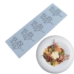 Silikonform mit Korallenzweig und Blättern für Kuchen- und Schokoladendekoration