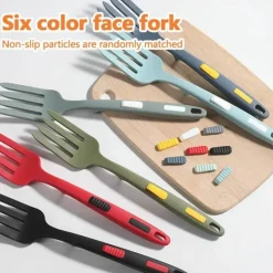 Silikon-Gabel-Set – Multifunktionale Küchenhelfer zum Kochen und Servieren