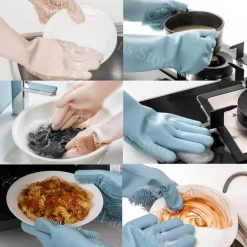 Silikon-Küchenreinigungshandschuhe – Rutschfester Magic Grip