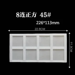 Silikon-Kuchenform – geometrische Formen für DIY-Schokoladen-Backdekor