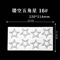 Silikon-Kuchenform – geometrische Formen für DIY-Schokoladen-Backdekor