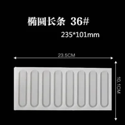 Silikon-Kuchenform – geometrische Formen für DIY-Schokoladen-Backdekor