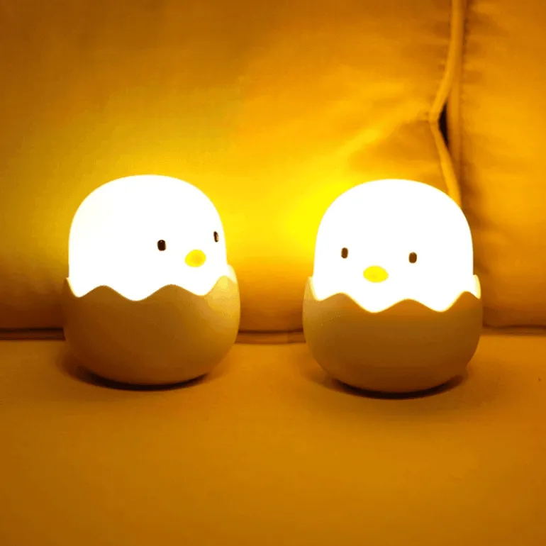 Silikon-LED-Touch-Nachtlicht – wiederaufladbare Eierlampe