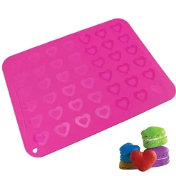 Silikon-Macaron-Backmatte mit 42-Mulden-Plätzchenform für perfekte Leckereien