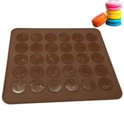 Silikon-Macaron-Matte - Backblech mit 30 Mulden für Gebäck