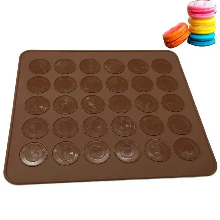 Silikon-Macaron-Matte - Backblech mit 30 Mulden für Gebäck