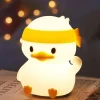 Silikon-Nachtlampe – Entzückendes Struggle Duck-Dekor fürs Kinderzimmer