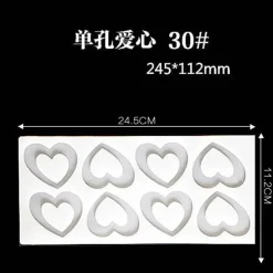 Silikon-Schokoladenform für kreative Kuchendekorationen – verschiedene lustige Formen