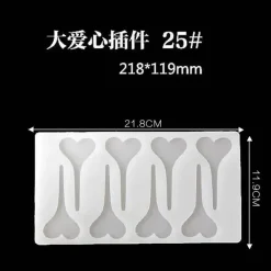 Silikon-Schokoladenform für kreative Kuchendekorationen – verschiedene lustige Formen