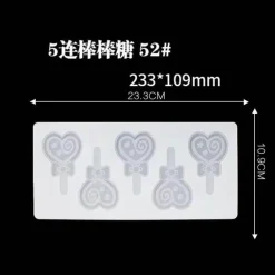 Silikon-Schokoladenform für kreative Kuchendekorationen – verschiedene lustige Formen