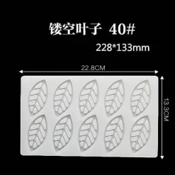 Silikon-Schokoladenform für kreative Kuchendekorationen – verschiedene lustige Formen