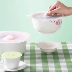 Silikon-Schüsseldeckel-Set – wiederverwendbare Küchenabdeckungen zur Aufbewahrung von Lebensmitteln