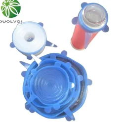 Silikon-Stretchdeckel - Universal-Set zur Lebensmittelaufbewahrung