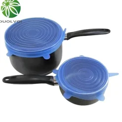 Silikon-Stretchdeckel - Universal-Set zur Lebensmittelaufbewahrung