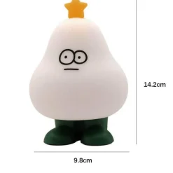 Silikon-Weihnachtsbaum-Nachtlampe – süße Weihnachtsdekoration, leuchtende Dekoration