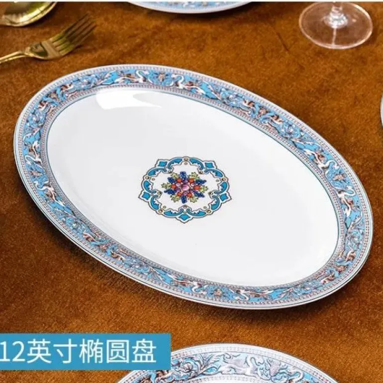 Silk Road Kaffee- und Teeservice – Elegantes Teegeschirr mit Tassen, Tellern und Essgeschirr
