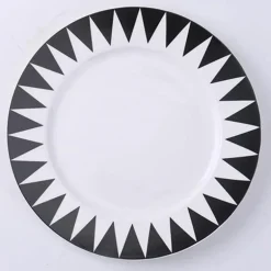 Skandinavische Dessertteller aus Keramik – 8 Zoll Frühstücksuntertassen-Set