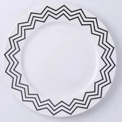 Skandinavische Dessertteller aus Keramik – 8 Zoll Frühstücksuntertassen-Set