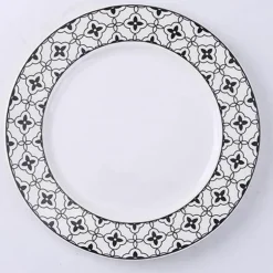 Skandinavische Dessertteller aus Keramik – 8 Zoll Frühstücksuntertassen-Set