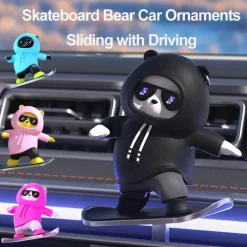 Skateboard-Bär-Dekor – süßes Geschenk für Skateboard-Liebhaber