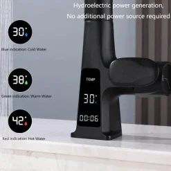 Smart Faucet - Rotatable Temperature Water Tap Display