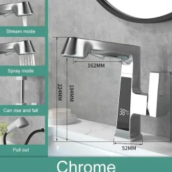 Smart Faucet - Temperature Display Kitchen Tap