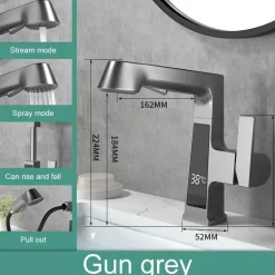 Smart Faucet - Temperature Display Kitchen Tap