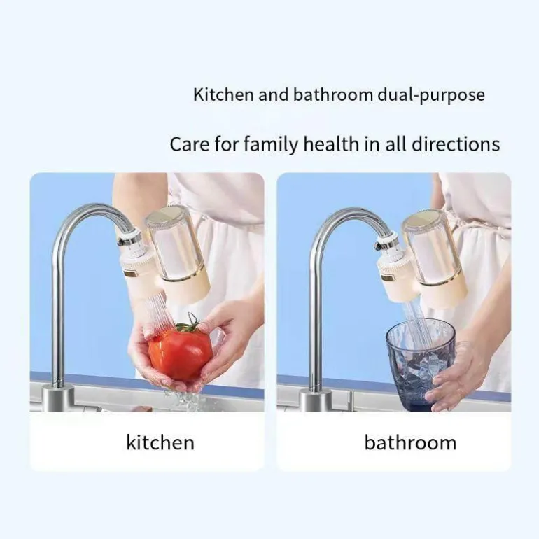 Smart Home Wasserfilterreiniger - Universal-Wasserhahnaufsatz