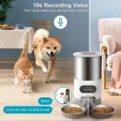 Smart Pet Feeder - Automatischer 2-Wege-Mahlzeitenverteiler