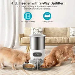 Smart Pet Feeder - Automatischer 2-Wege-Mahlzeitenverteiler