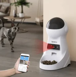 Smart WiFi Pet Feeder - Automatischer Futterspender für Katzen und Hunde