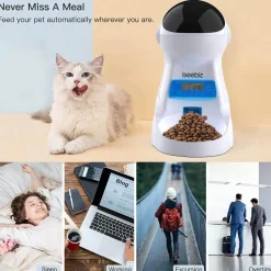 Smart WiFi Pet Feeder - Automatischer Futterspender für Katzen und Hunde