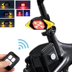 Smartes Fahrradlicht mit Fernbedienung – Innovative Blinker-Sicherheitslampe