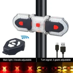Smartes Fahrradlicht mit Fernbedienung – Innovative Blinker-Sicherheitslampe