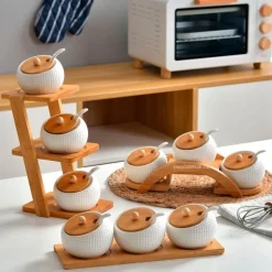 Smartes Gewürzset aus Keramik – Nordic Touch Küchenzubehör