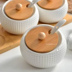 Smartes Gewürzset aus Keramik – Nordic Touch Küchenzubehör