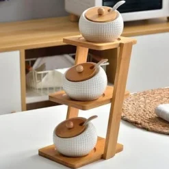 Smartes Gewürzset aus Keramik – Nordic Touch Küchenzubehör