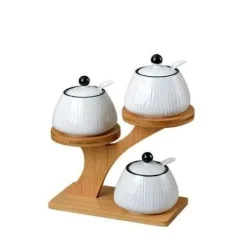 Smartes Gewürzset aus Keramik – Nordic Touch Küchenzubehör