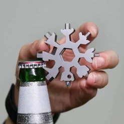 Snowflake Multi-Tool – 18-in-1 Camping-Survival-Handwerkzeug