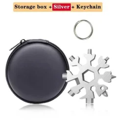 Snowflake Multi-Tool – 18-in-1 Camping-Survival-Handwerkzeug