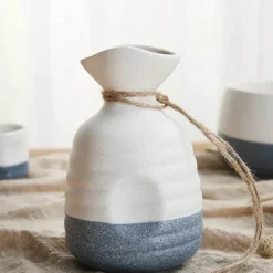 Snowflake Sake Set - Elegante Weißweingläser