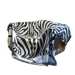 Sofabezug-Set mit nordischem Zebra-Print – minimalistische Kissendecke