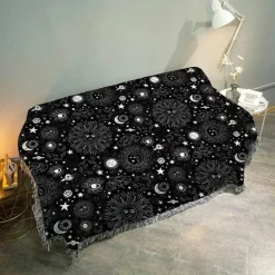 Sofabezug-Set mit nordischem Zebra-Print – minimalistische Kissendecke